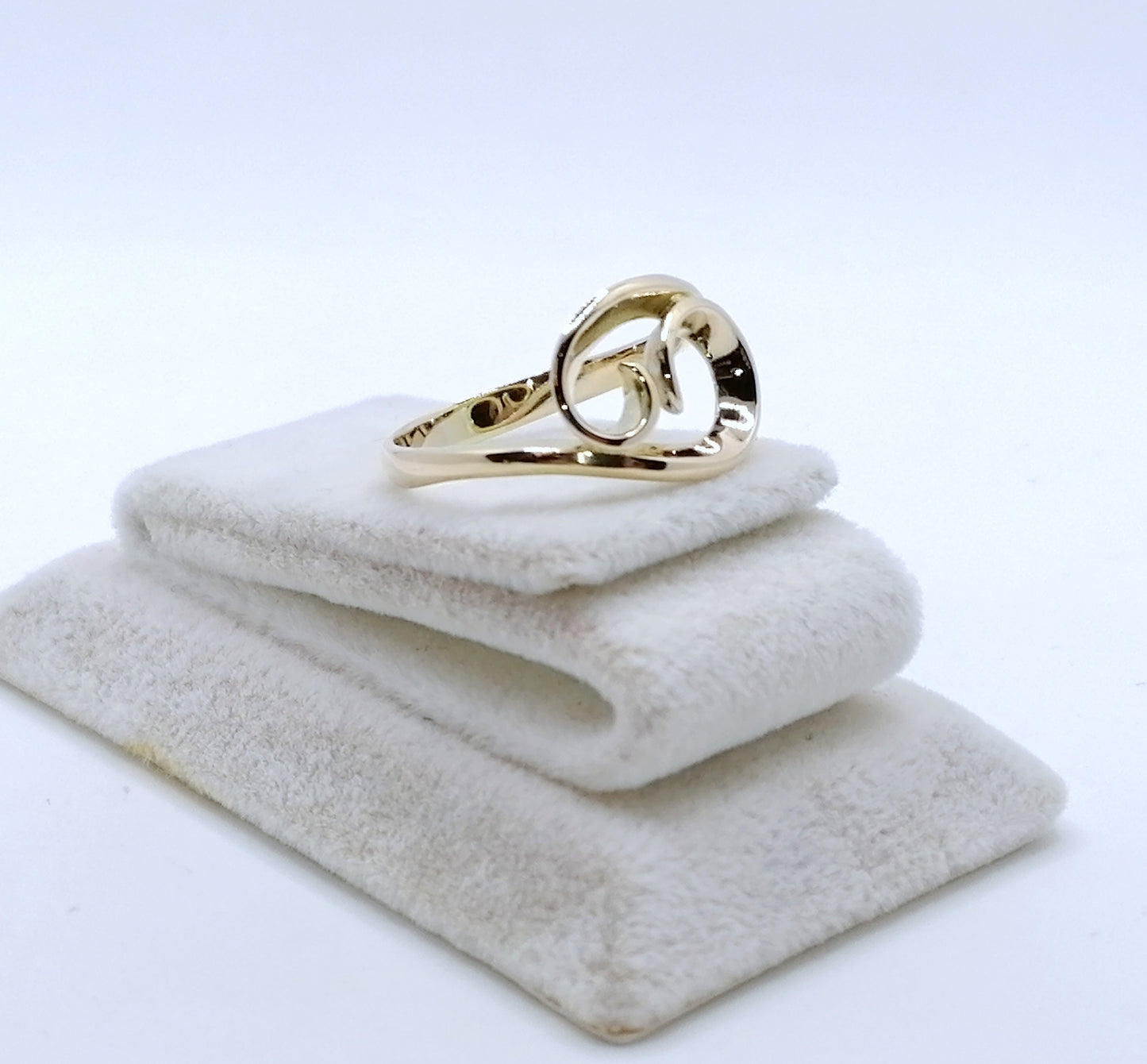 Ring Gold 585er Wellenring Gr. 57
