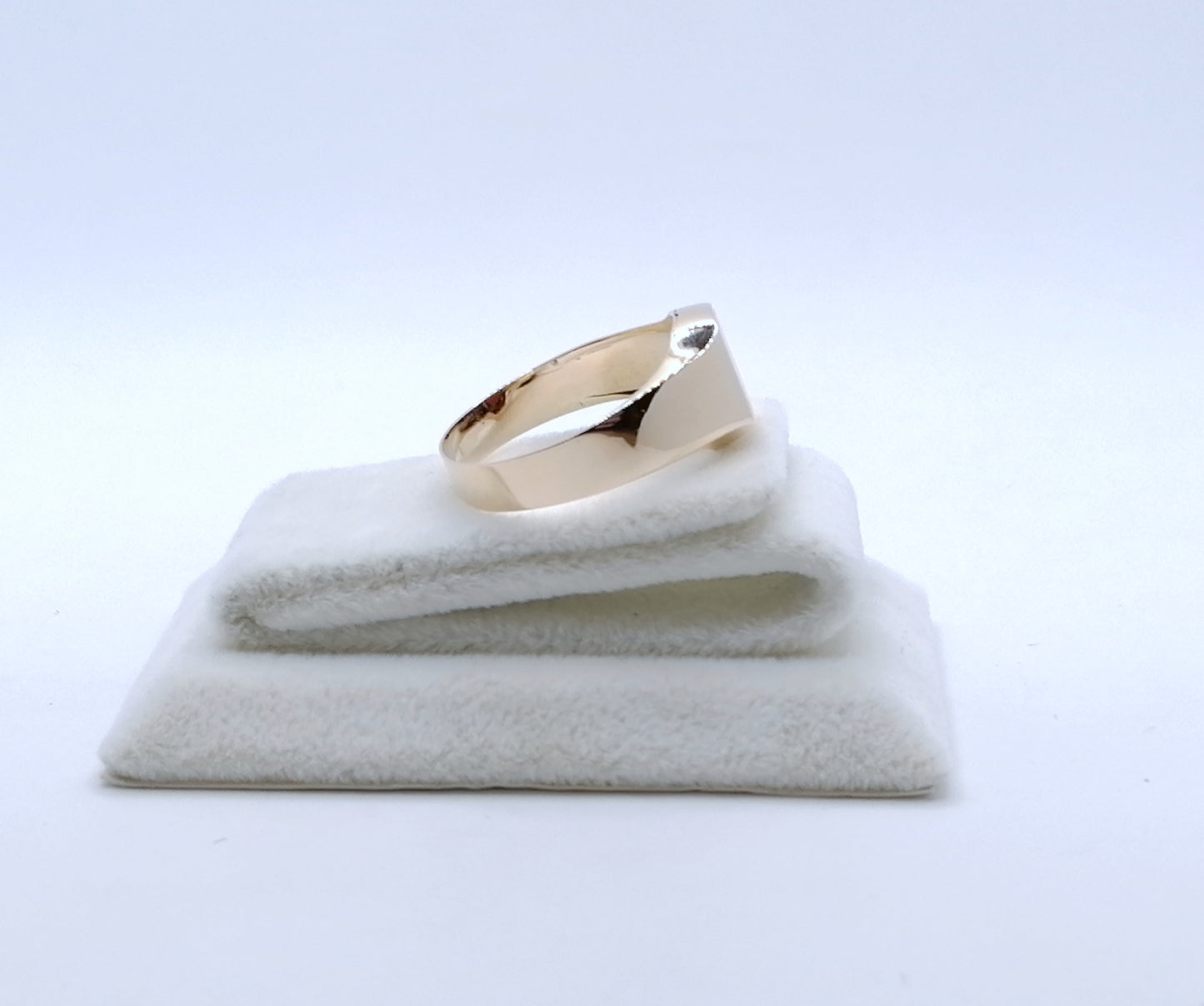 Ring Rotgold 333er mit Karneol Platte Siegelring Gr. 66