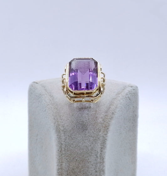 Ring Gold 585er mit Amethyst Gr. 53