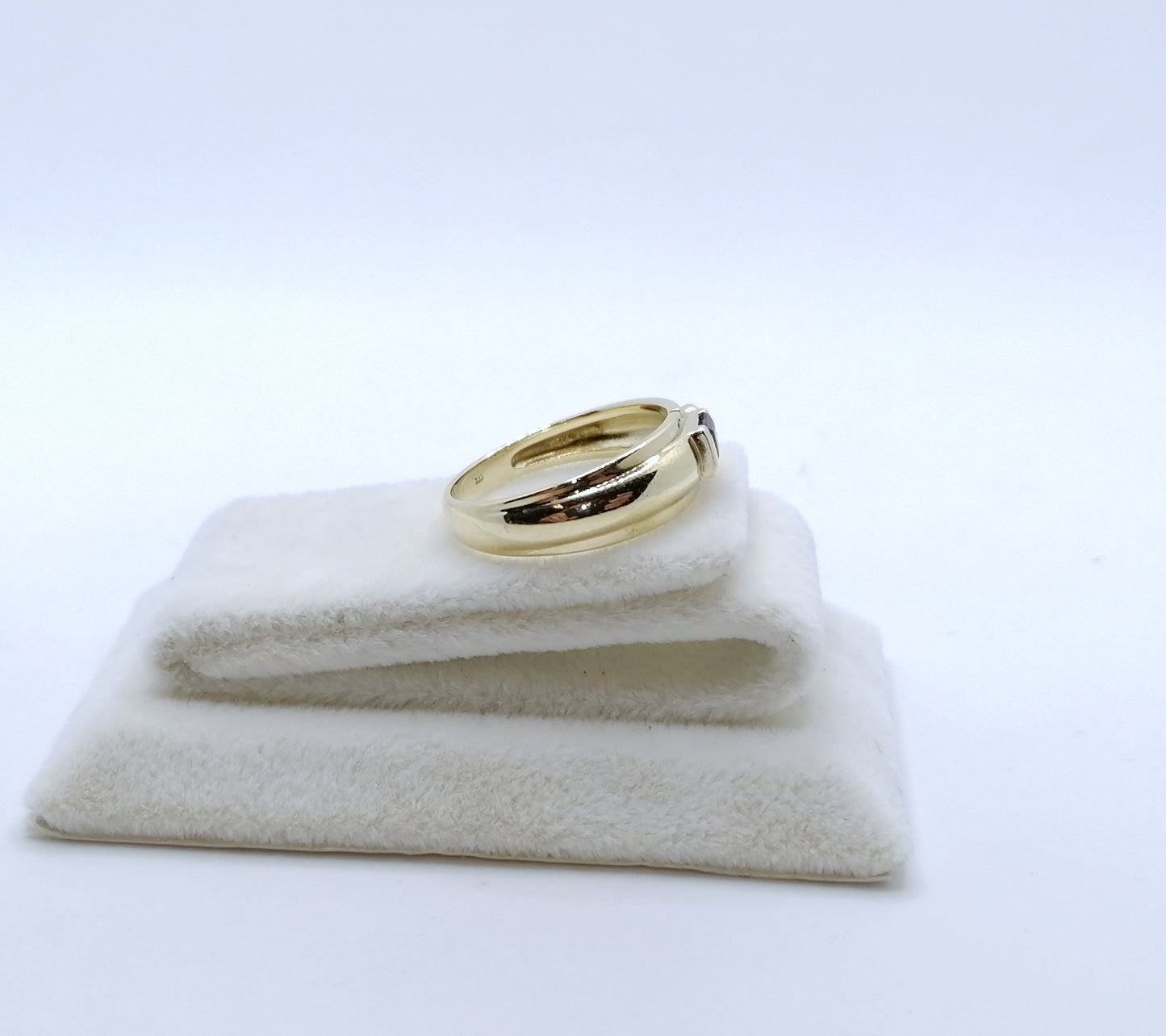 Ring Gold 333er mit Amethyst und Zirkonia Gr. 54