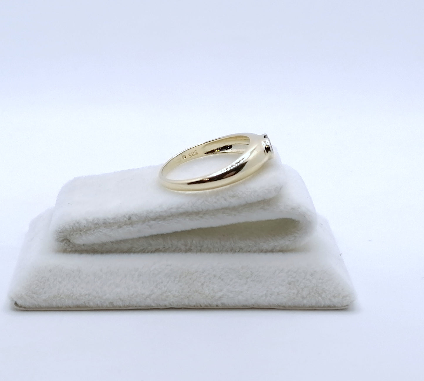 Ring Gold 585er mit Saphir Gr. 57