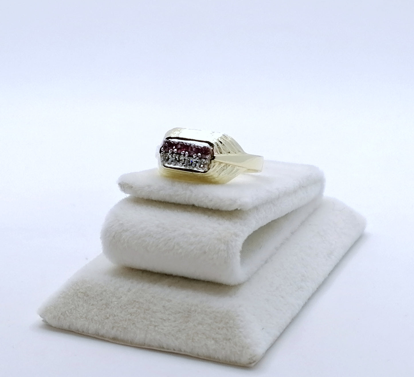 Ring Gold 585er mit Rubinen und Brillanten Gr. 50