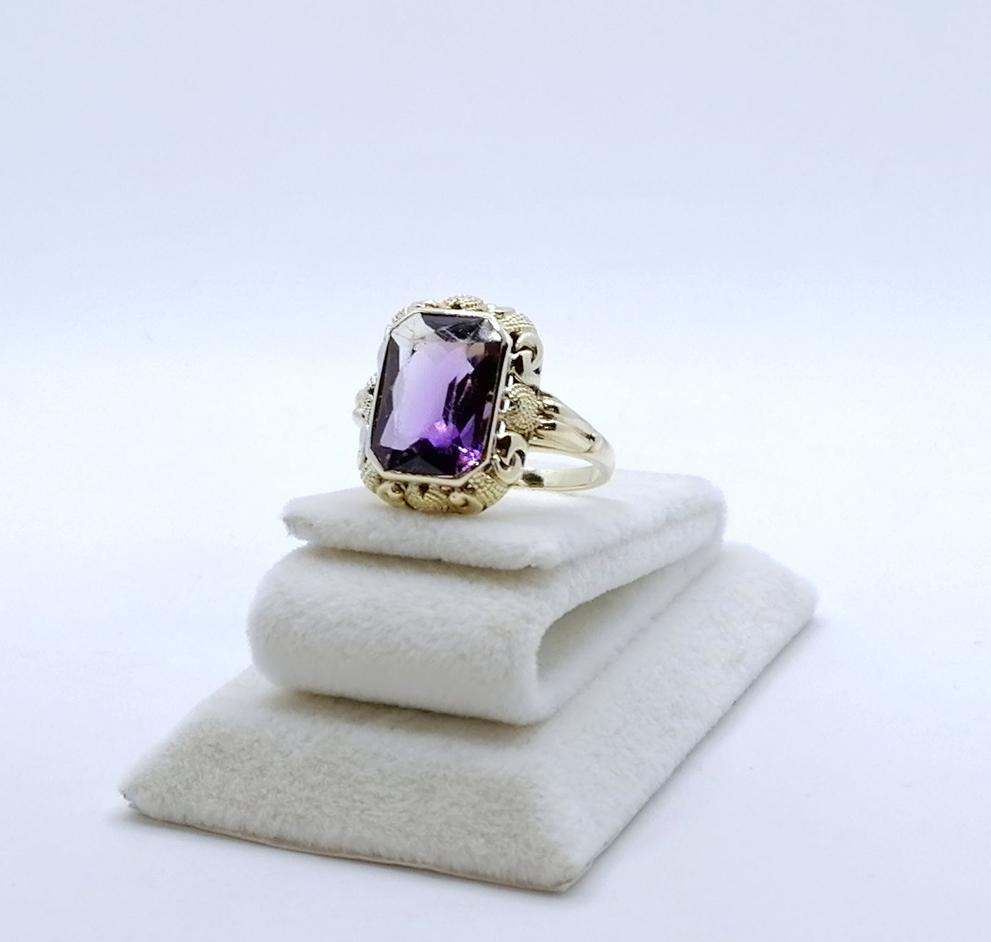 Ring Gold 585er mit Amethyst Gr. 53