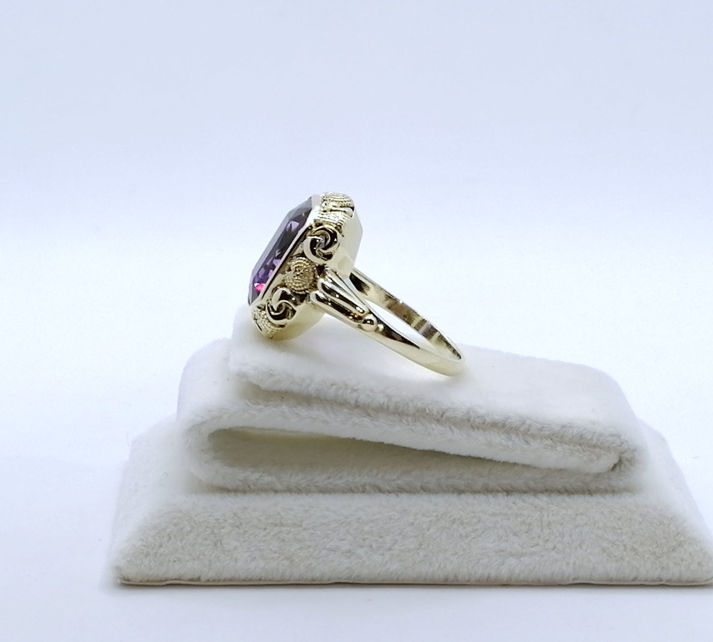 Ring Gold 585er mit Amethyst Gr. 53