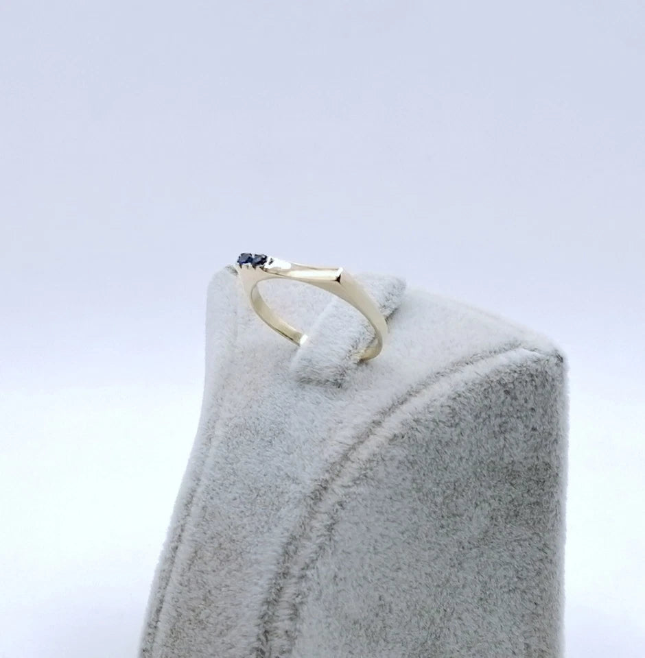 Ring Gold 585er mit Spinell Gr. 53