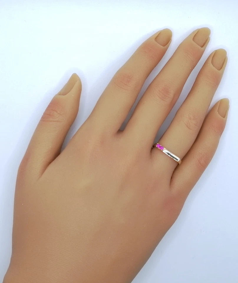 Ring Gold 585er mit Rubin Gr. 53