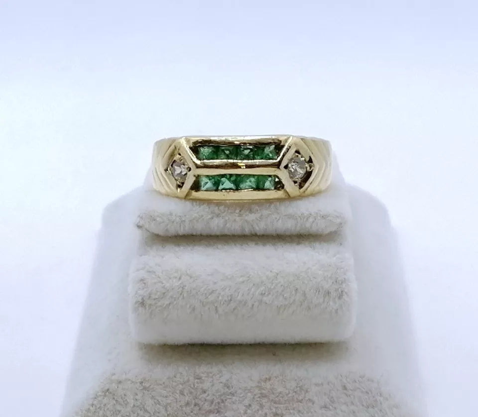 Ring Gold 750er mit Zirkonia Vintage