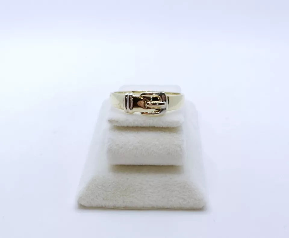 Ring Gold 333er Bandring Gürtelschnalle Gr. 69