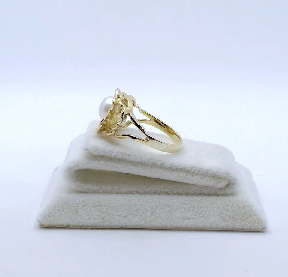 Ring Gold 375er Perlenring Gr. 57