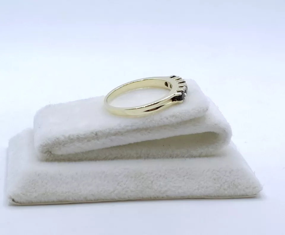 Ring Gold 585er mit Saphir und Spinell Gr. 55