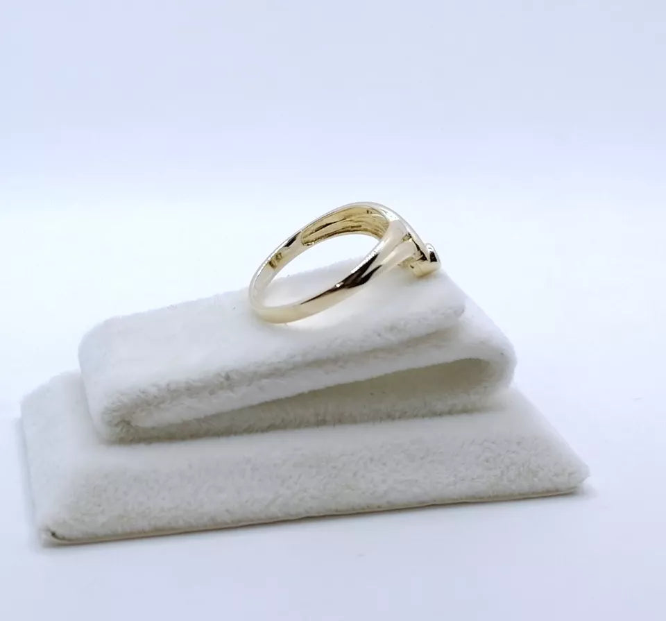 Ring Gold 333er mit Saphir und Smaragd Gr. 58
