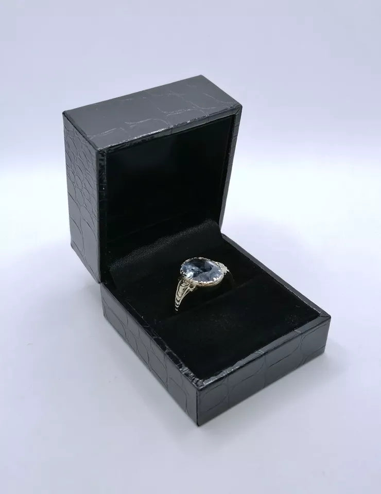 Vintage Ring Gold 333er mit Spinell Gr. 57