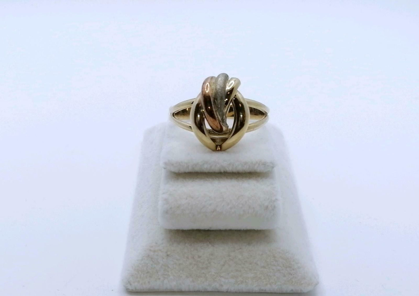 Ring Gold 333er Schleifenring Tricolor