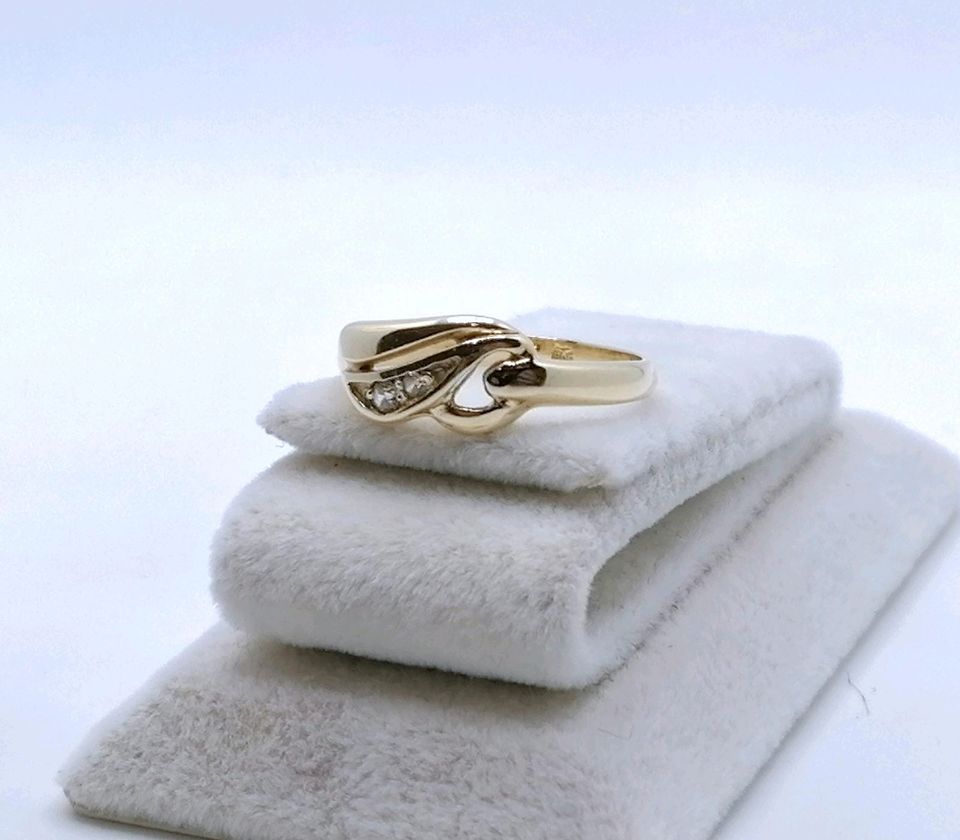 Ring Gold 585 mit Zirkonia Gr. 54