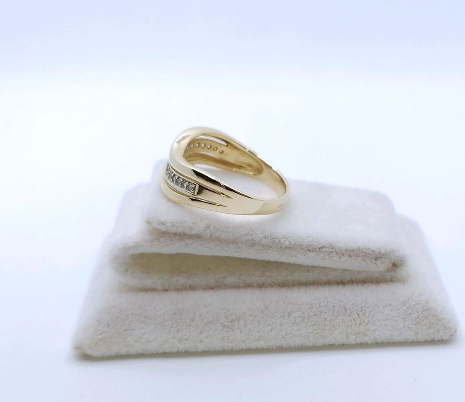 Ring Gold 585 mit Zirkonia Gr. 57