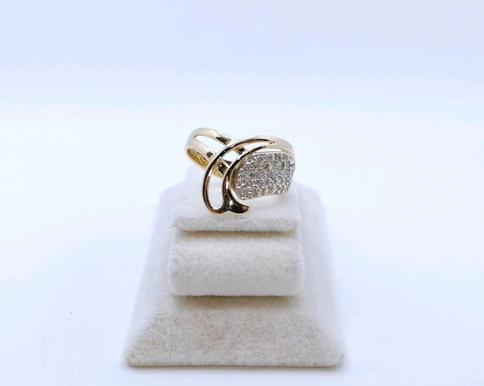 Ring Gold 585 mit Zirkonia Gr. 57