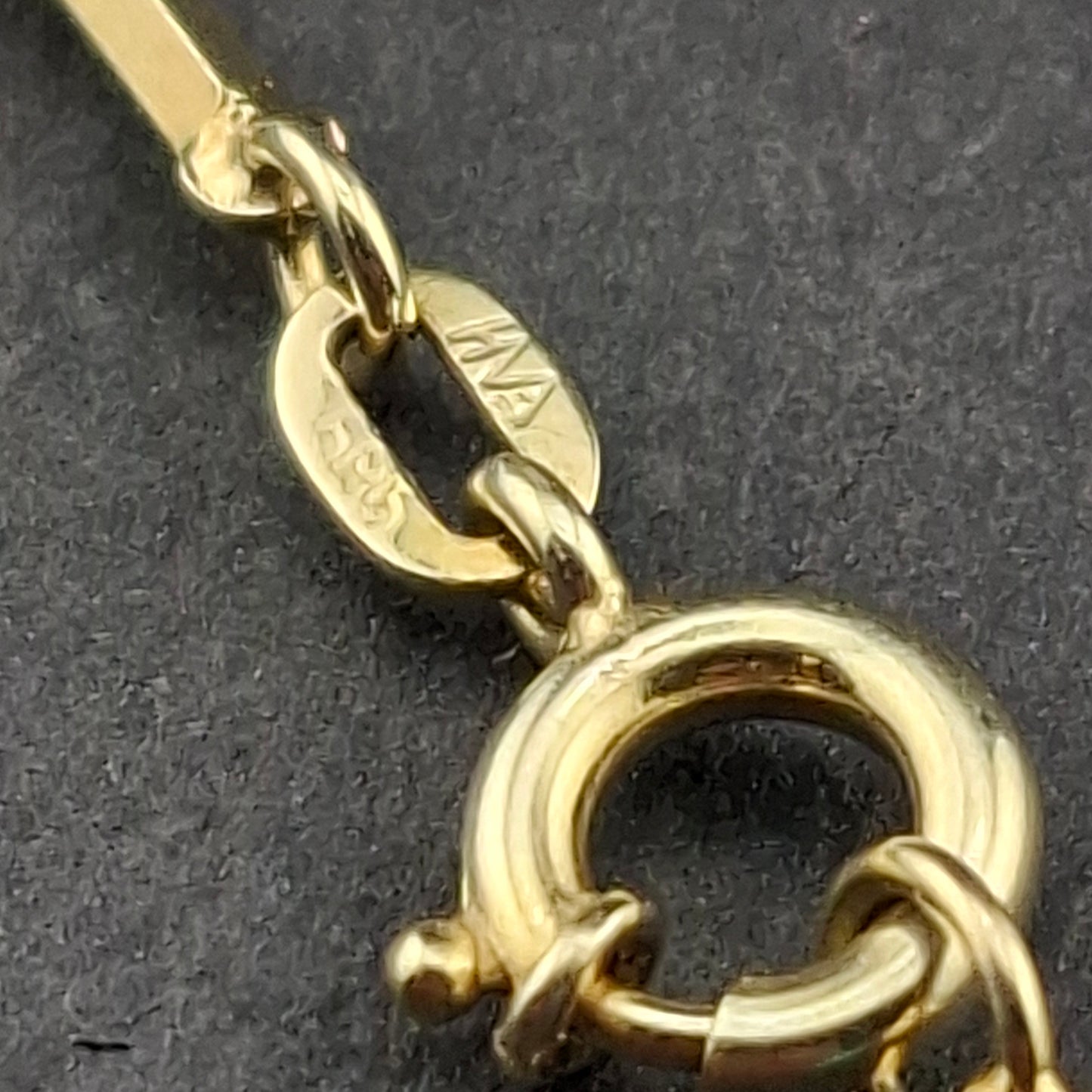 Gold Halsketten mit Türkissteinen 585er Goldkette