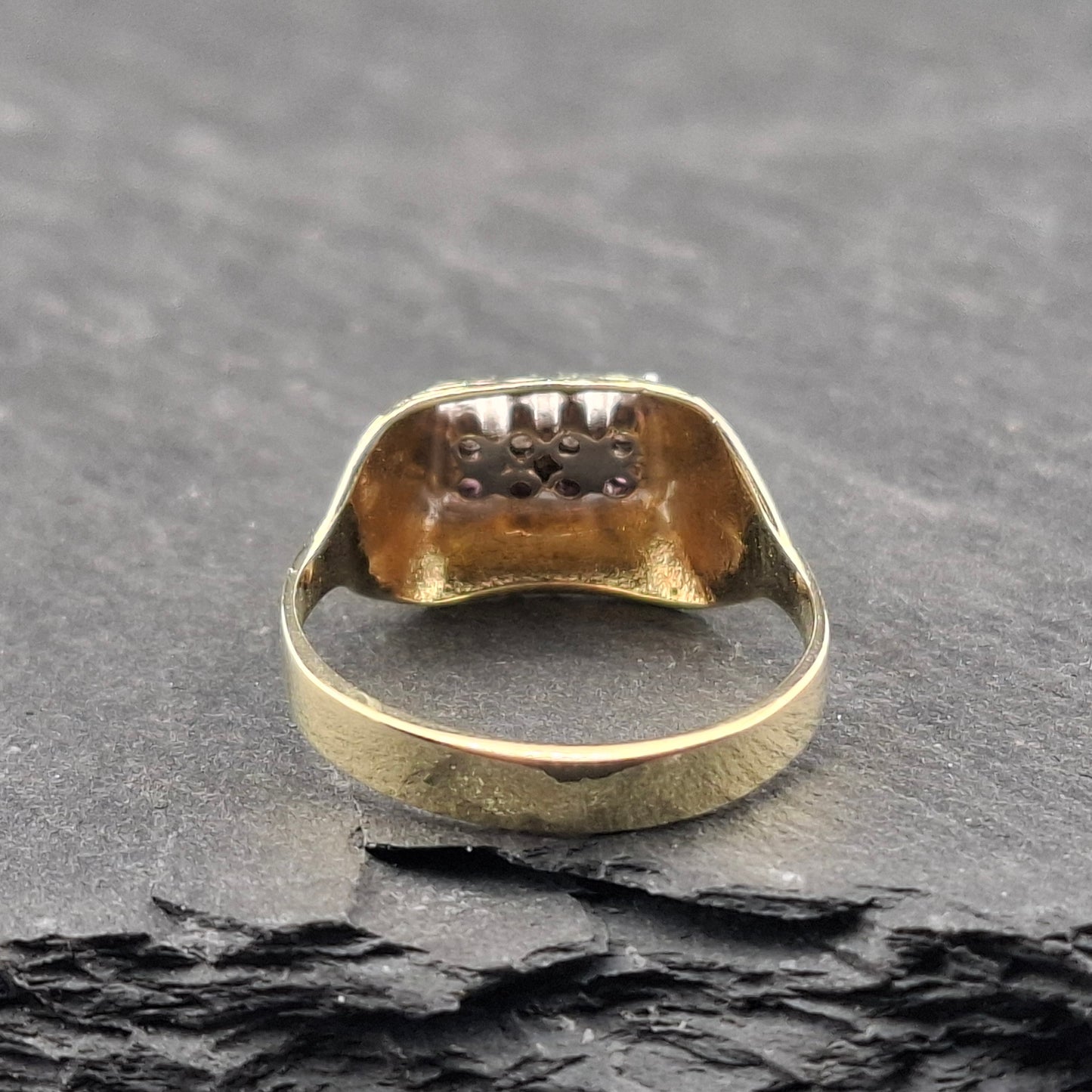Ring Gold 585er mit Rubinen und Brillanten Gr. 50