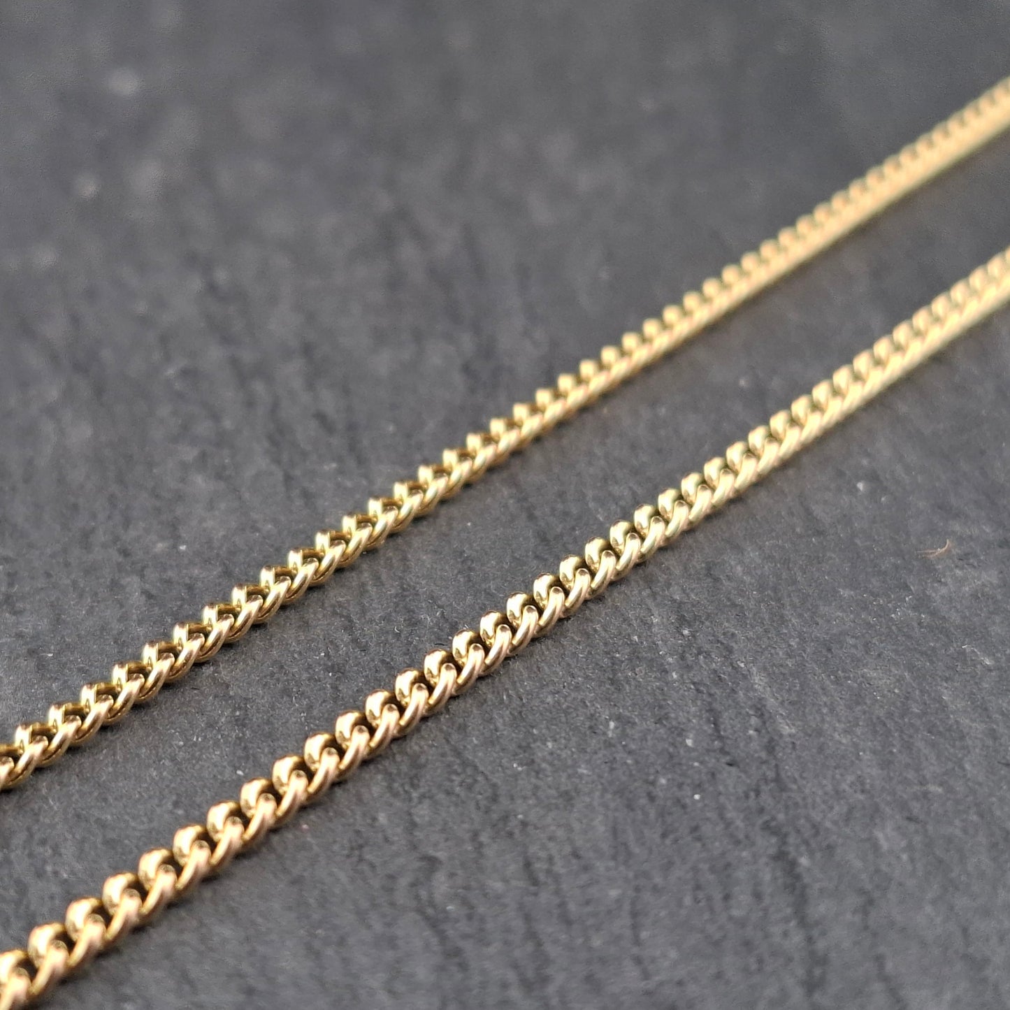 Neuwertige Gold Panzerkette, 333er 8 Karat Goldkette Halskette