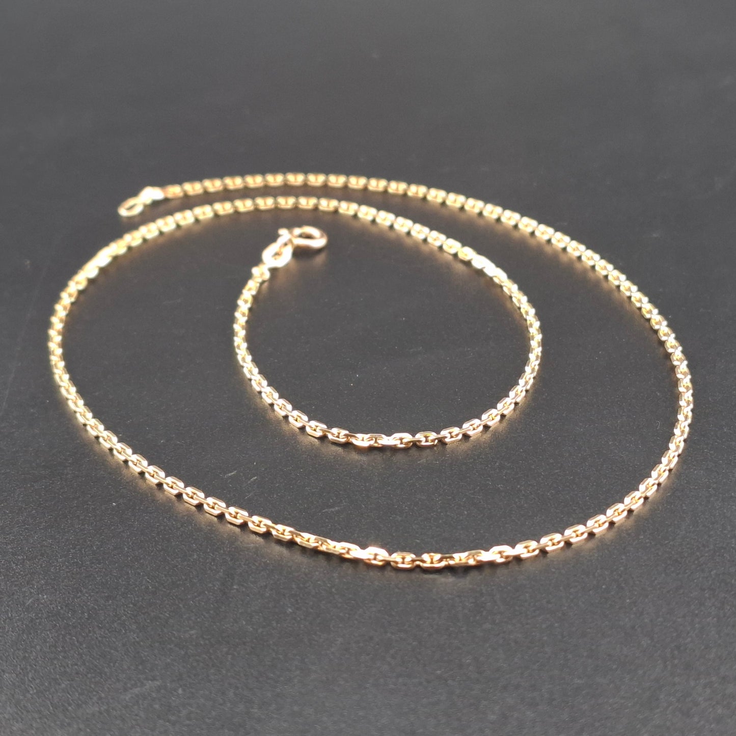 Neuwertige Gold Ankerkette, 585er 14 karat Goldkette, Halskette