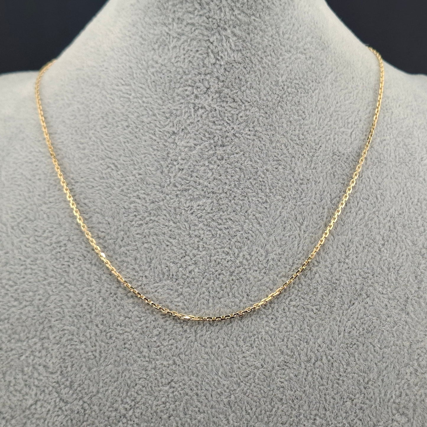 Neuwertige Gold Ankerkette, 585er 14 karat Goldkette, Halskette