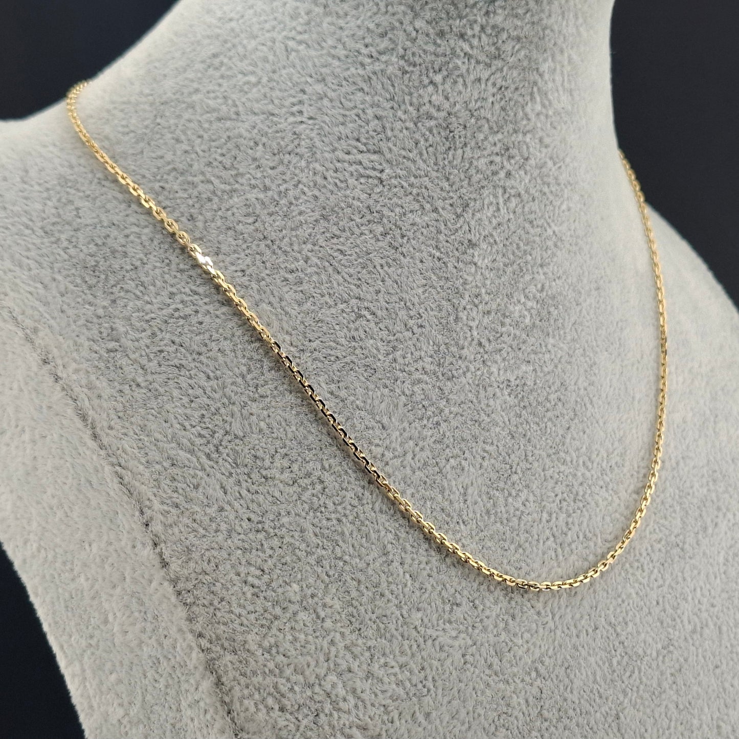 Neuwertige Gold Ankerkette, 585er 14 karat Goldkette, Halskette