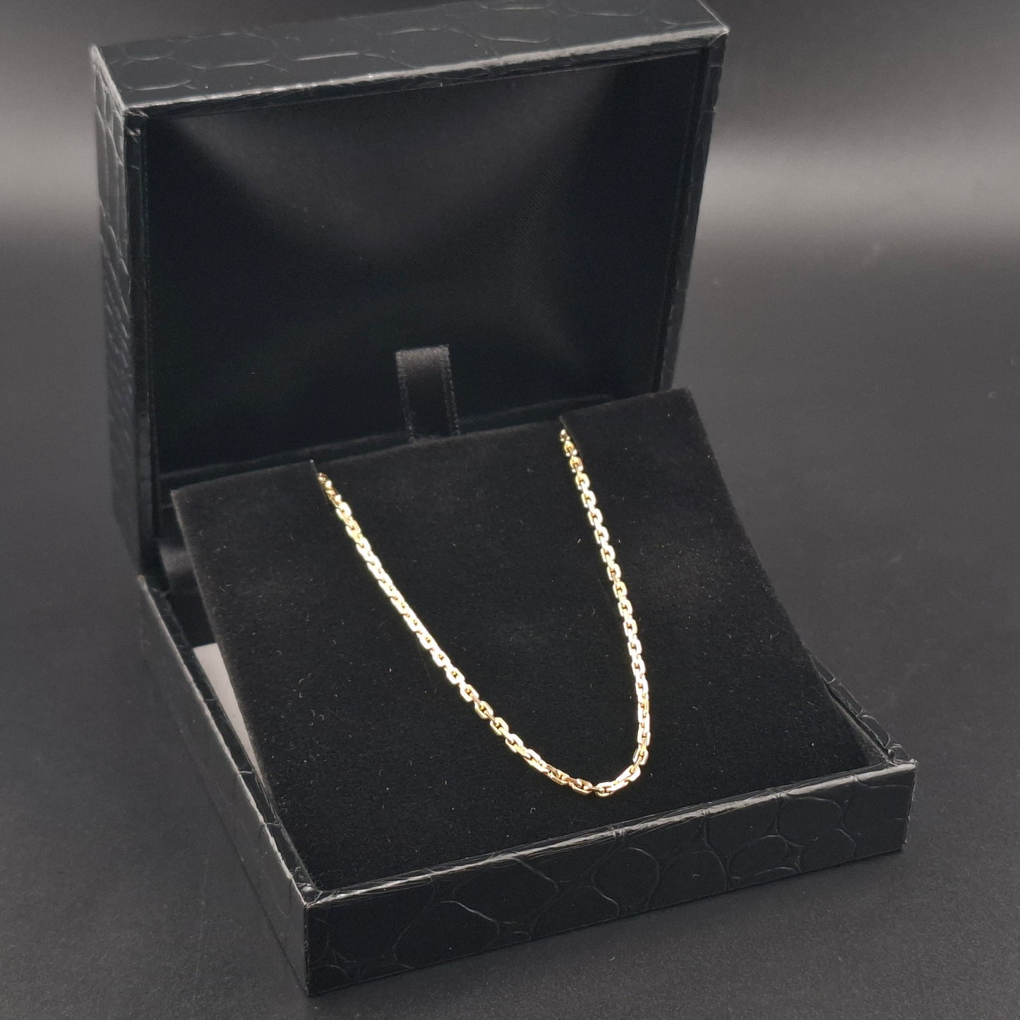 Neuwertige Gold Ankerkette, 585er 14 karat Goldkette, Halskette