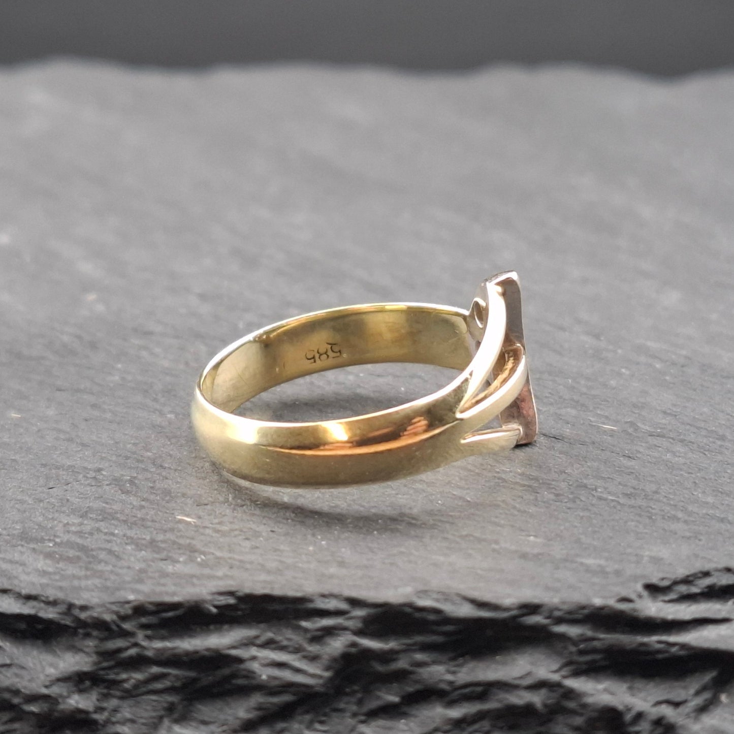 Vintage Brillant Gold 585er Damenring