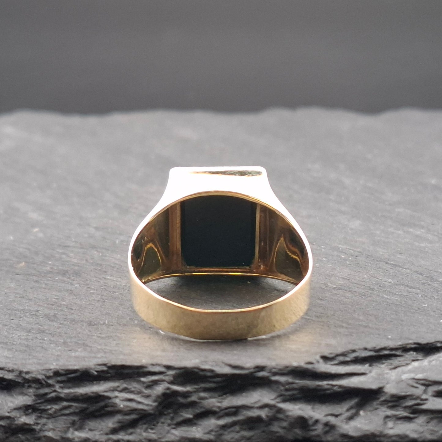 Vintage Gold 583er Onyx Siegelring