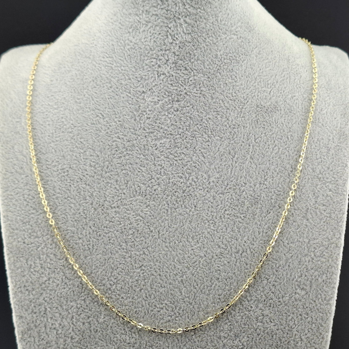 Lange Gelbgold Ankerkette 585er Goldkette Halskette