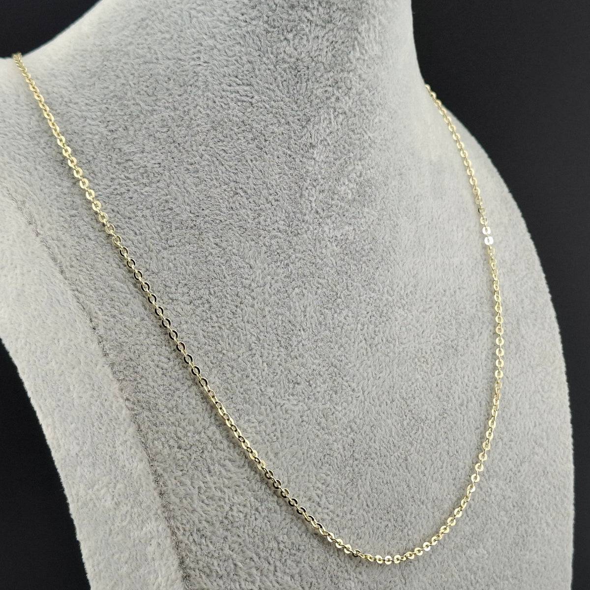 Lange Gelbgold Ankerkette 585er Goldkette Halskette