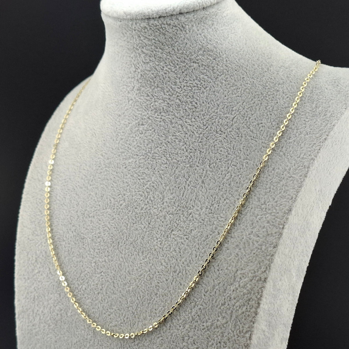 Lange Gelbgold Ankerkette 585er Goldkette Halskette