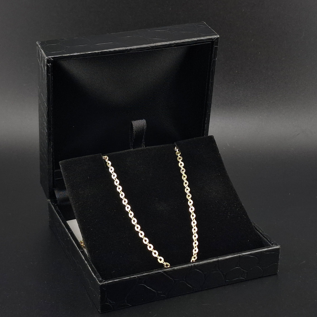 Lange Gelbgold Ankerkette 585er Goldkette Halskette