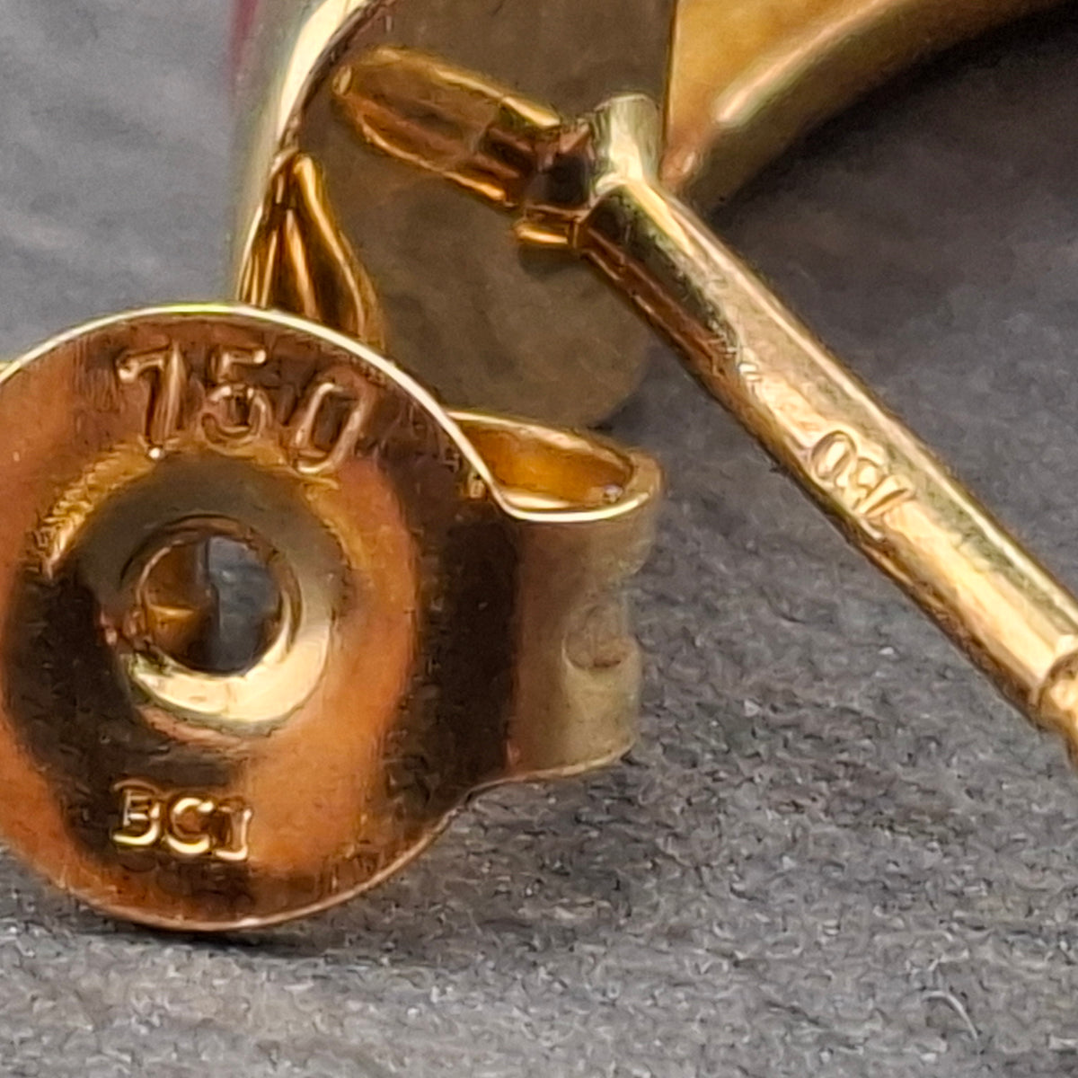 Padparadscha Saphir Ohrstecker