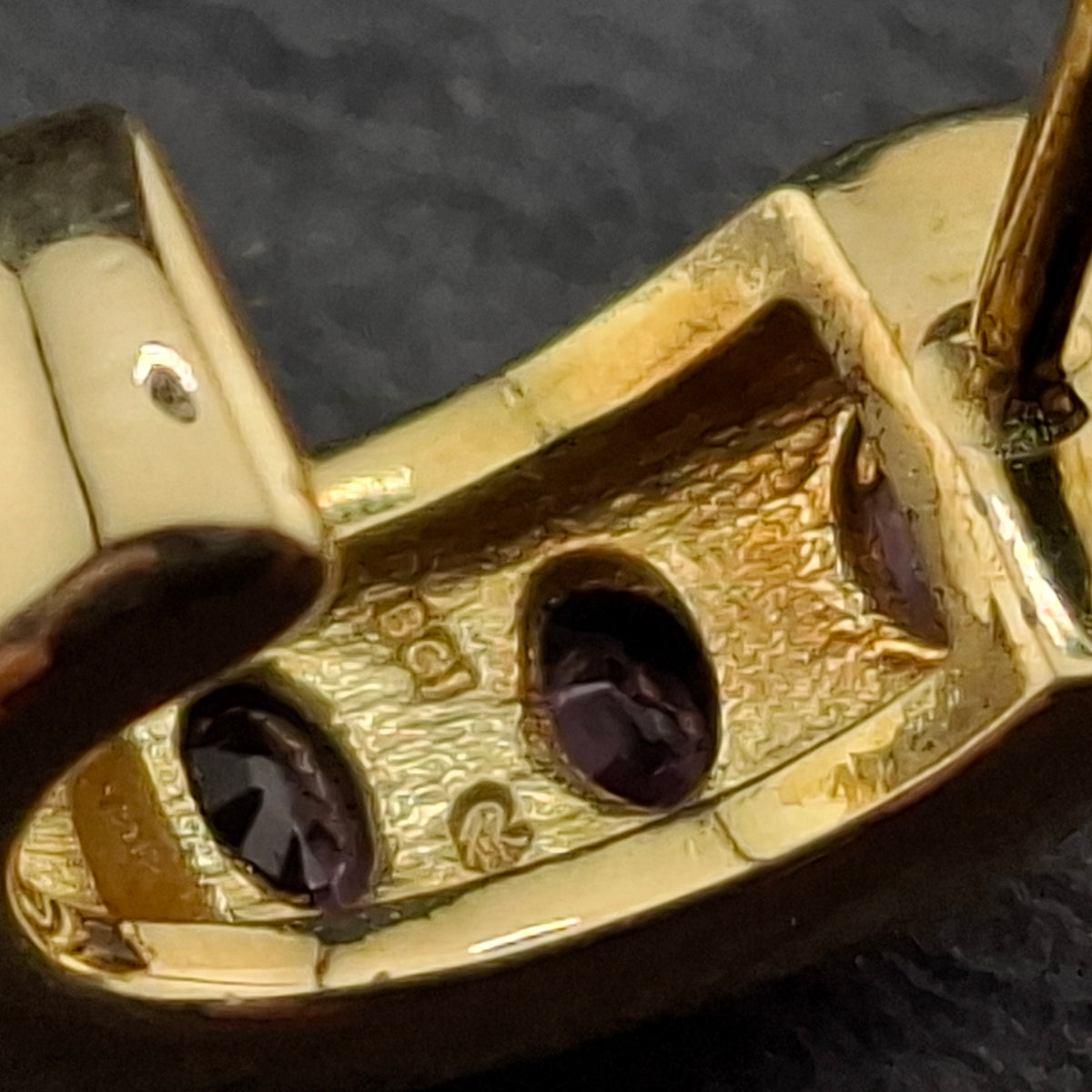 Padparadscha Saphir Ohrstecker