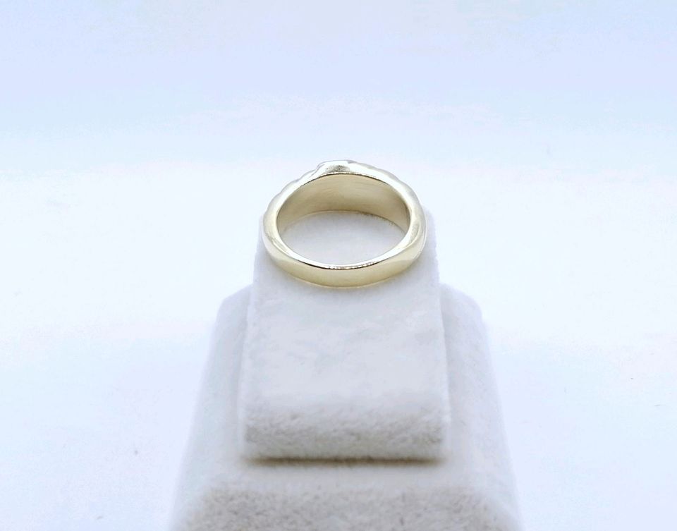 Ring Gold 585er mit Diamantsplitter