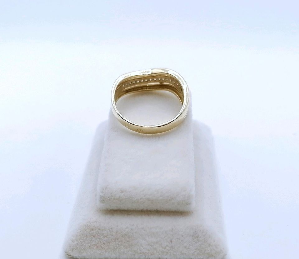Ring Gold 585 mit Zirkonia Gr. 57