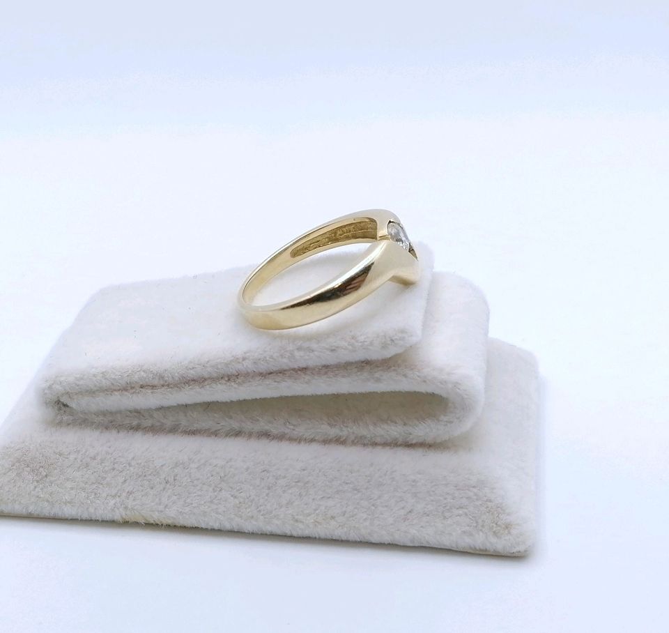 Ring Gold 585 mit Zirkonia