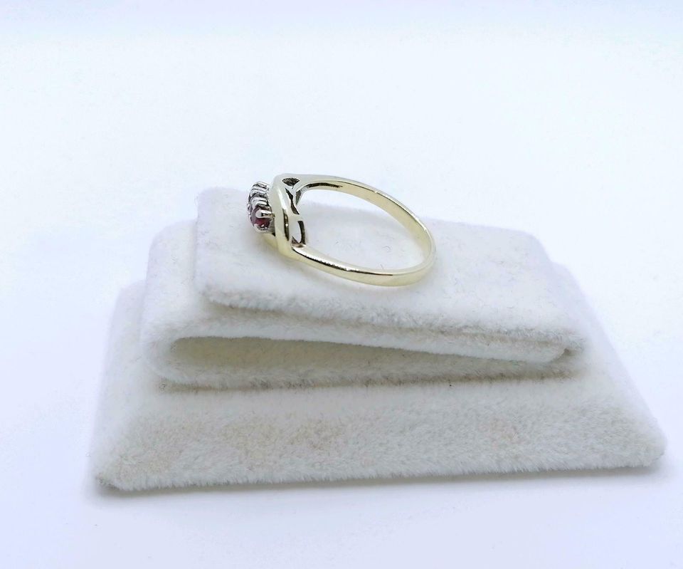 Ring Gold 585er mit Rubinen Gr. 53