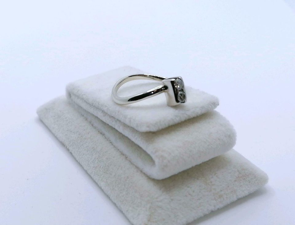 Ring Weißgold 585er mit Brillanten Vorsteckring