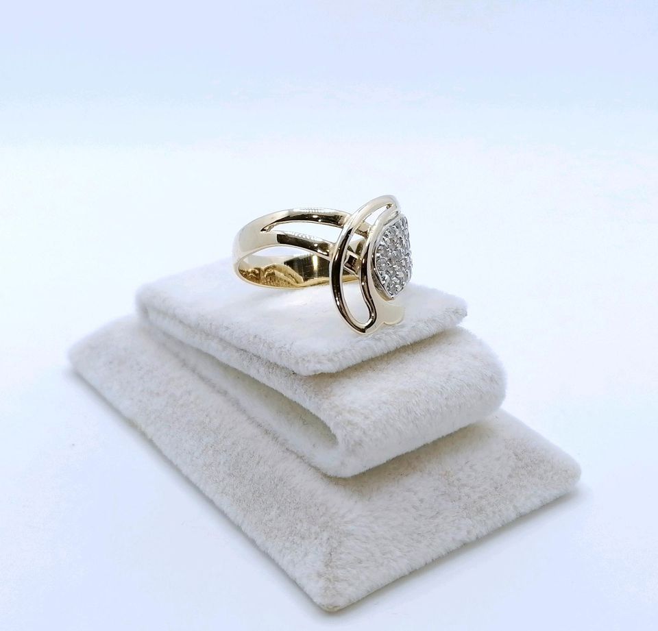 Ring Gold 585 mit Zirkonia Gr. 57