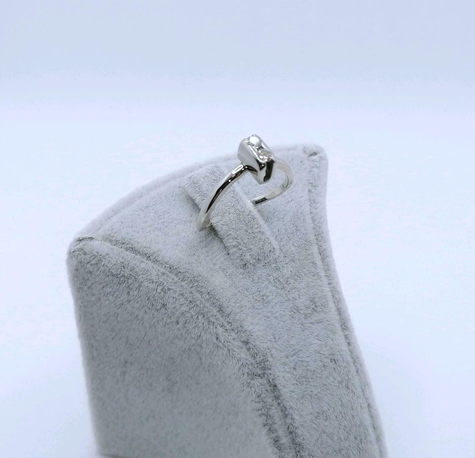 Ring Weißgold 585er mit Brillanten Vorsteckring