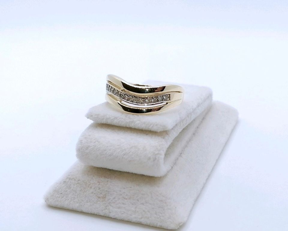 Ring Gold 585 mit Zirkonia Gr. 57