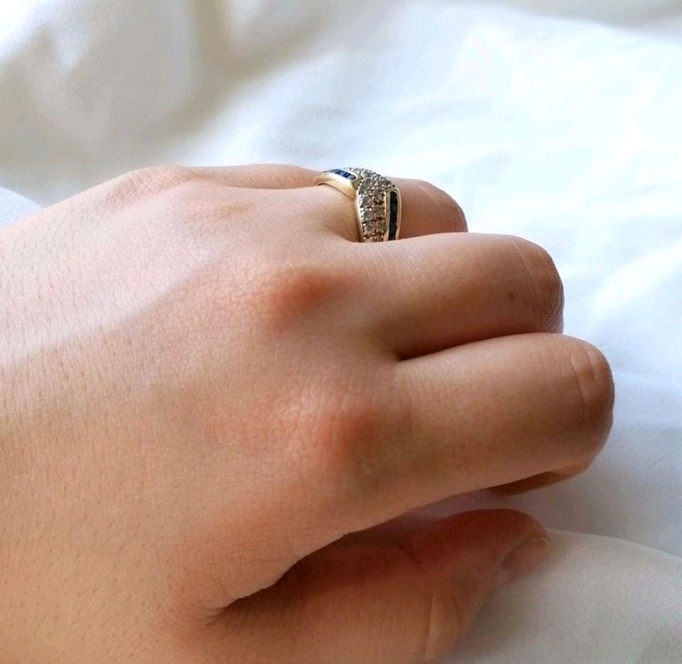 Ring Gold 585 mit Zirkonia