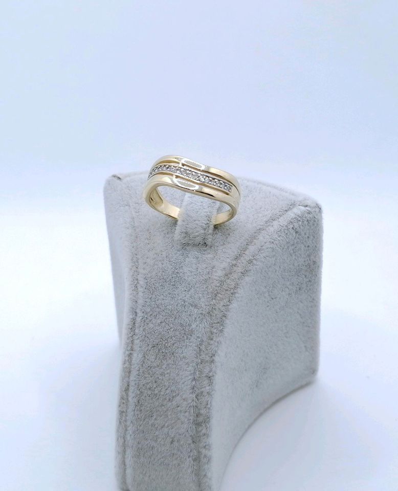 Ring Gold 585 mit Zirkonia Gr. 57