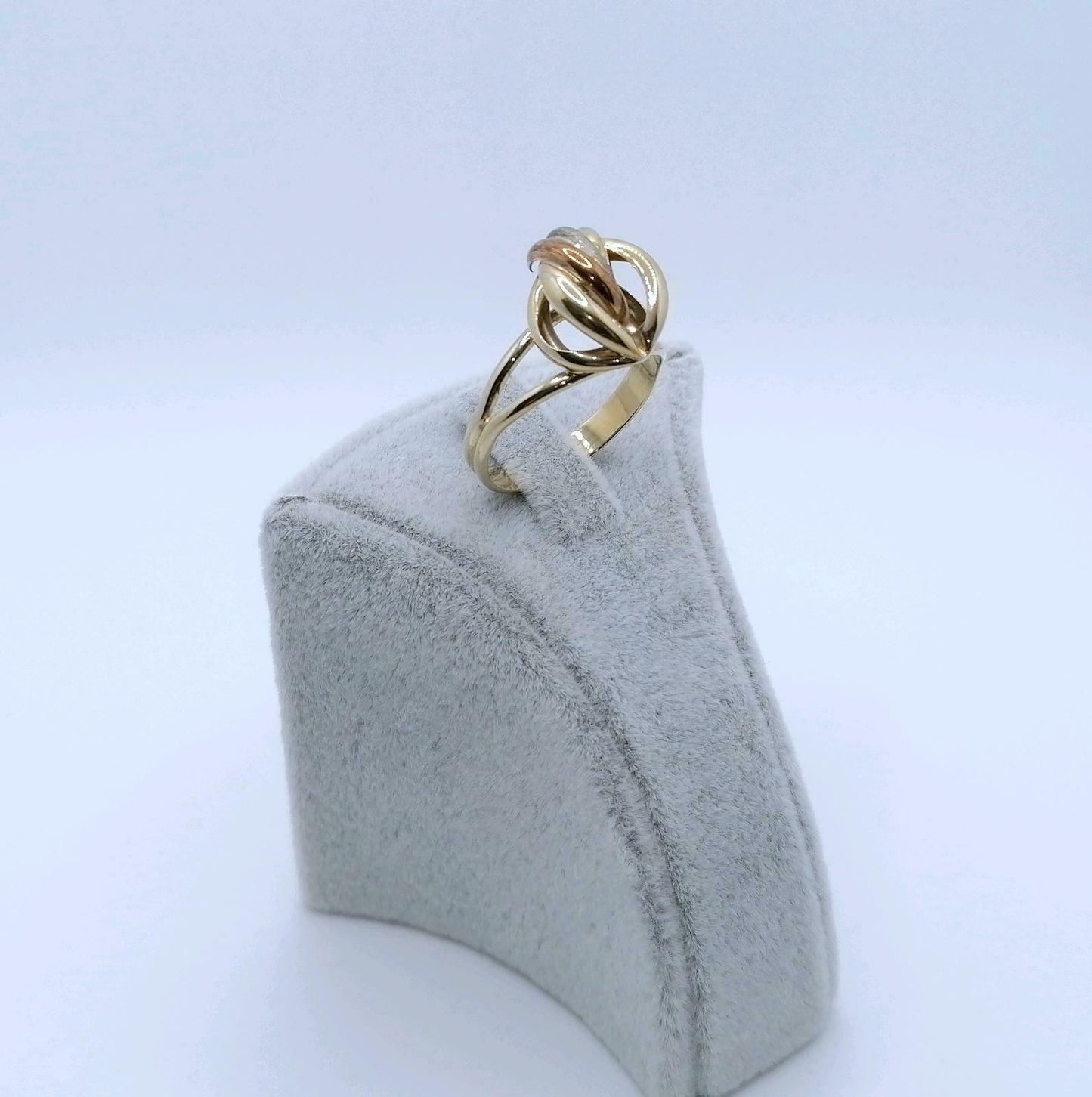 Ring Gold 333er Schleifenring Tricolor