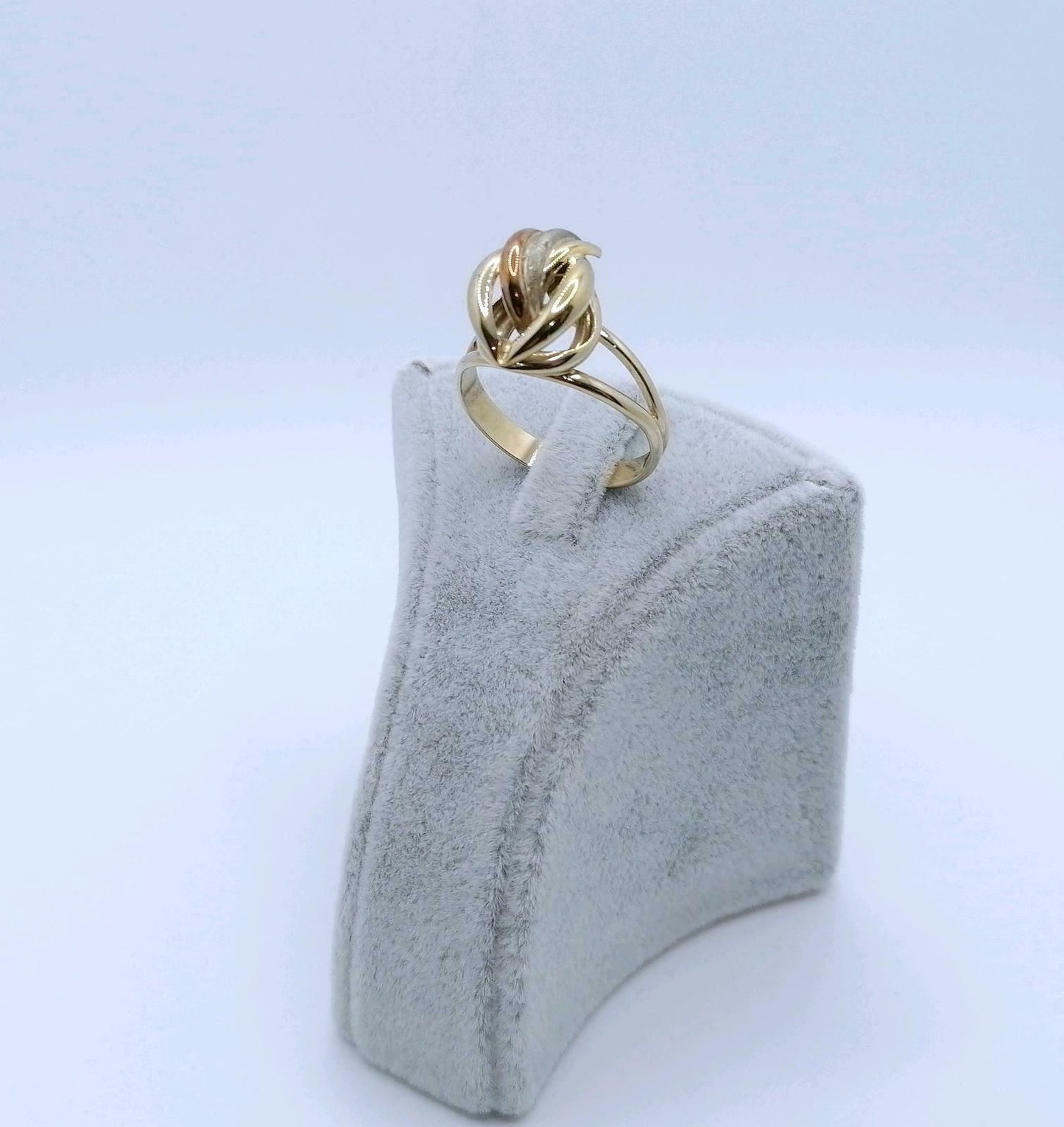 Ring Gold 333er Schleifenring Tricolor