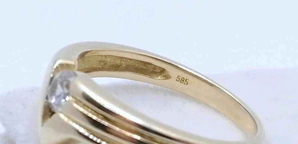 Ring Gold 585 mit Zirkonia