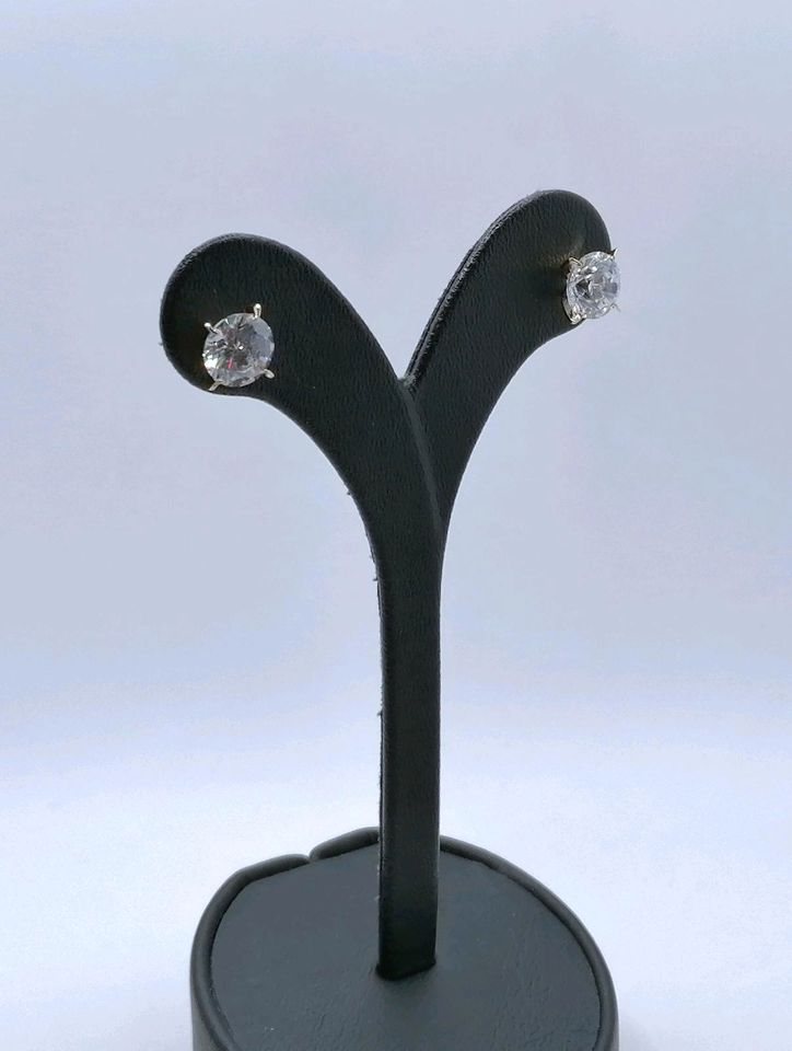 Ohrstecker 585er Gold mit Zirkonia