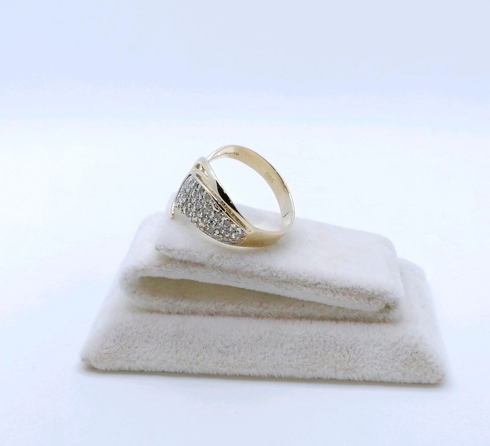 Ring Gold 585 mit Zirkonia Gr. 57